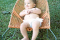 006-Sunbathing-at-5-months-old