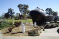 Holbrook-HMAS-Otway-with-Submariners-Memorial-in-the-background